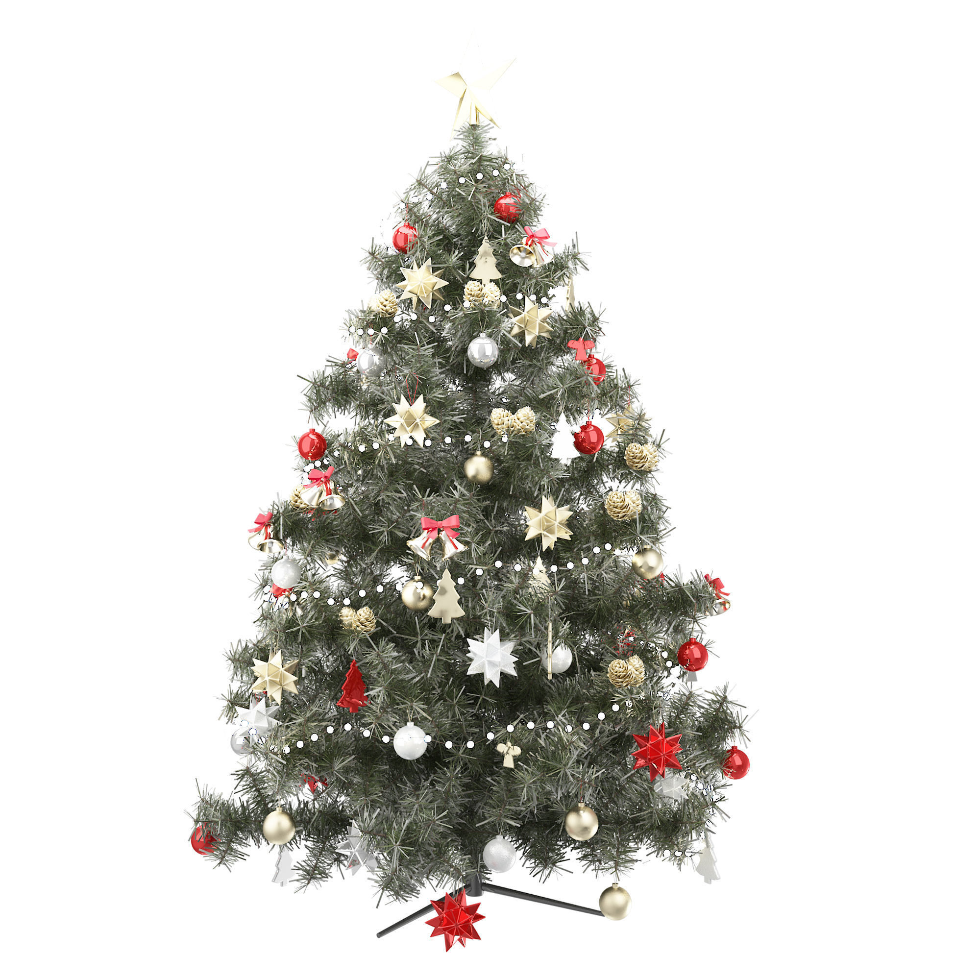christmas tree 3D model_1