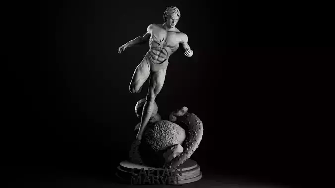 Superhero character for  3D Printing