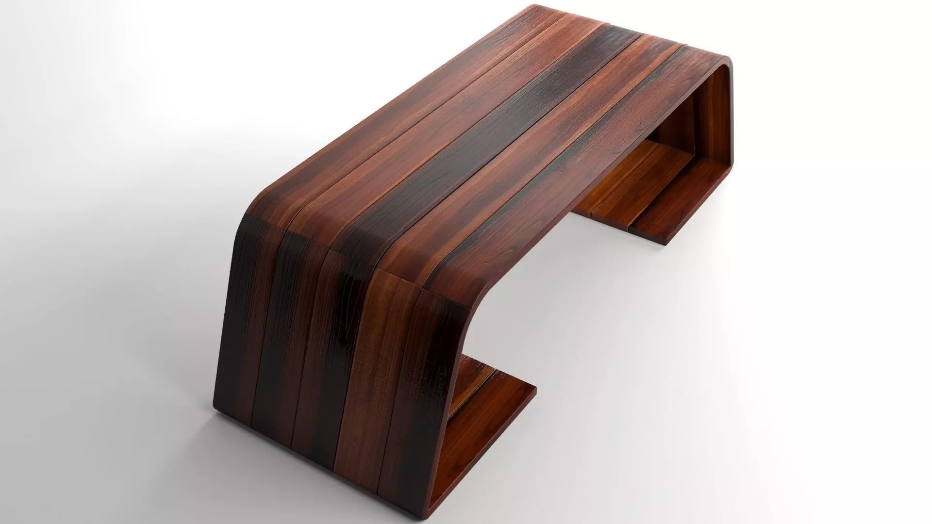 Coffee Table  Low-poly 3D model_0
