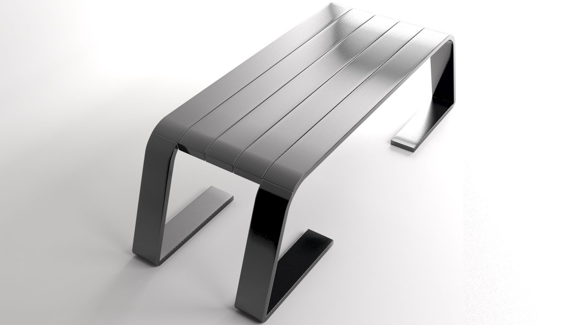 Coffee Table  Low-poly 3D model_11