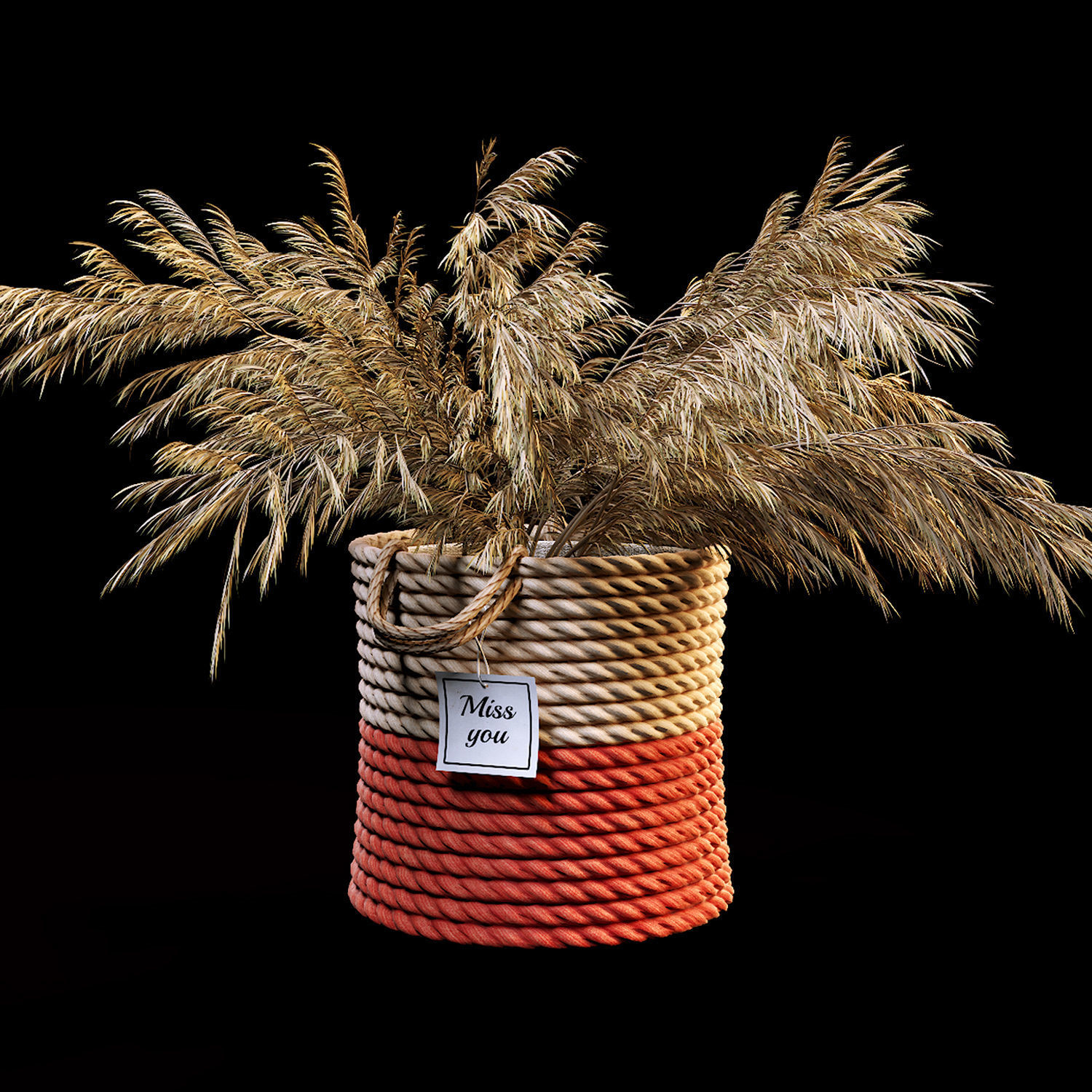 Field plants set 3D model_4