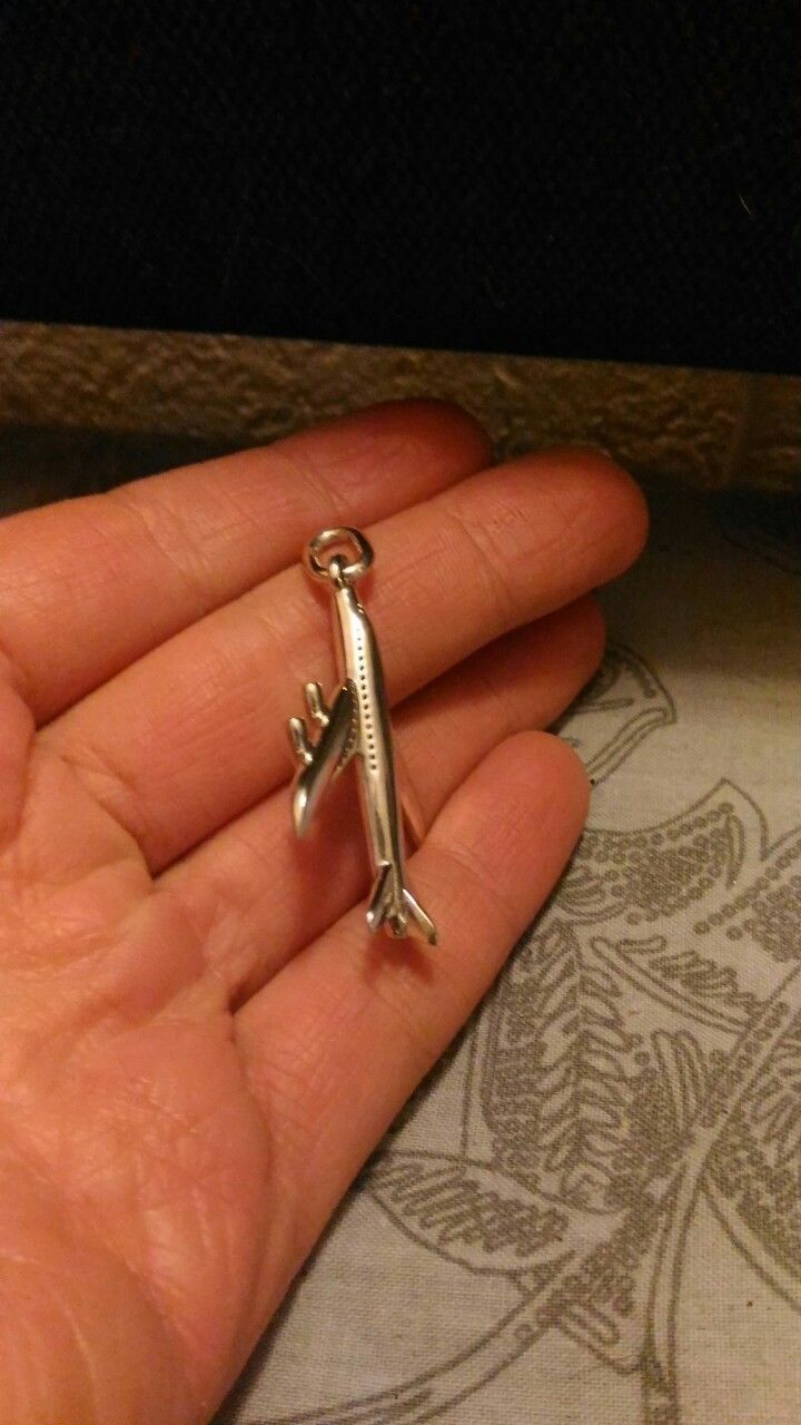 airplane pendant 3D model_5