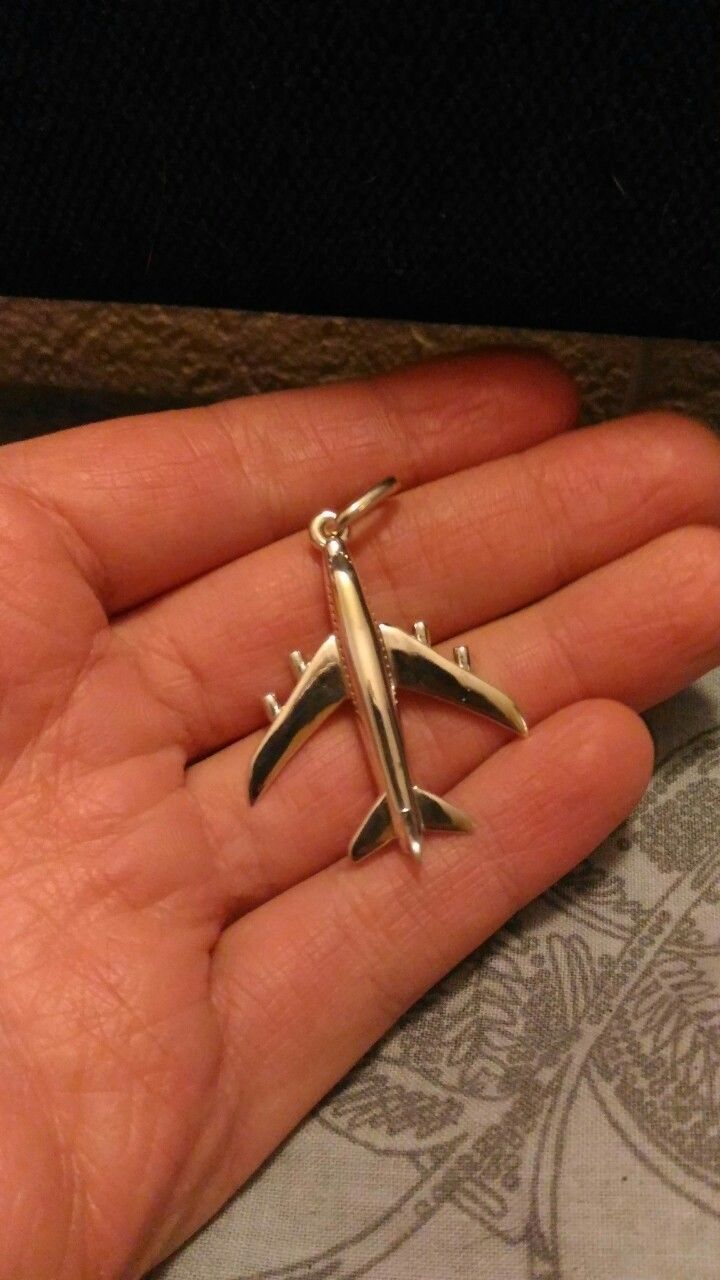 airplane pendant 3D model_6