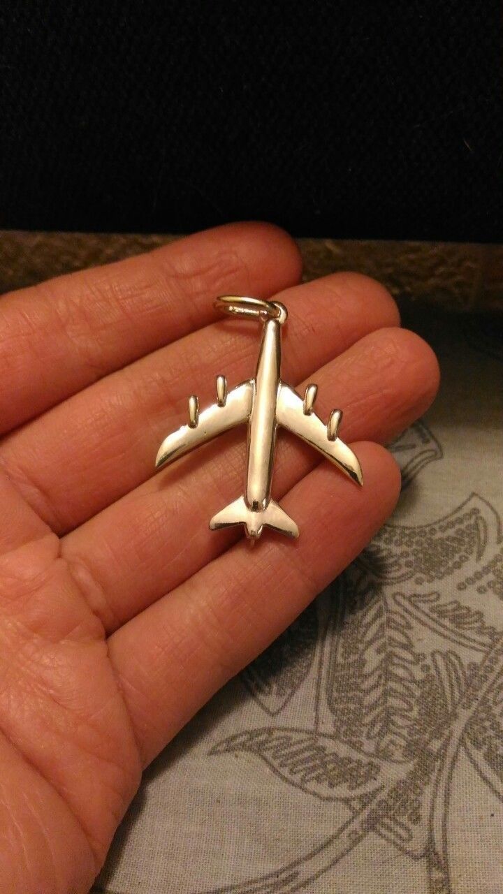 airplane pendant 3D model_7