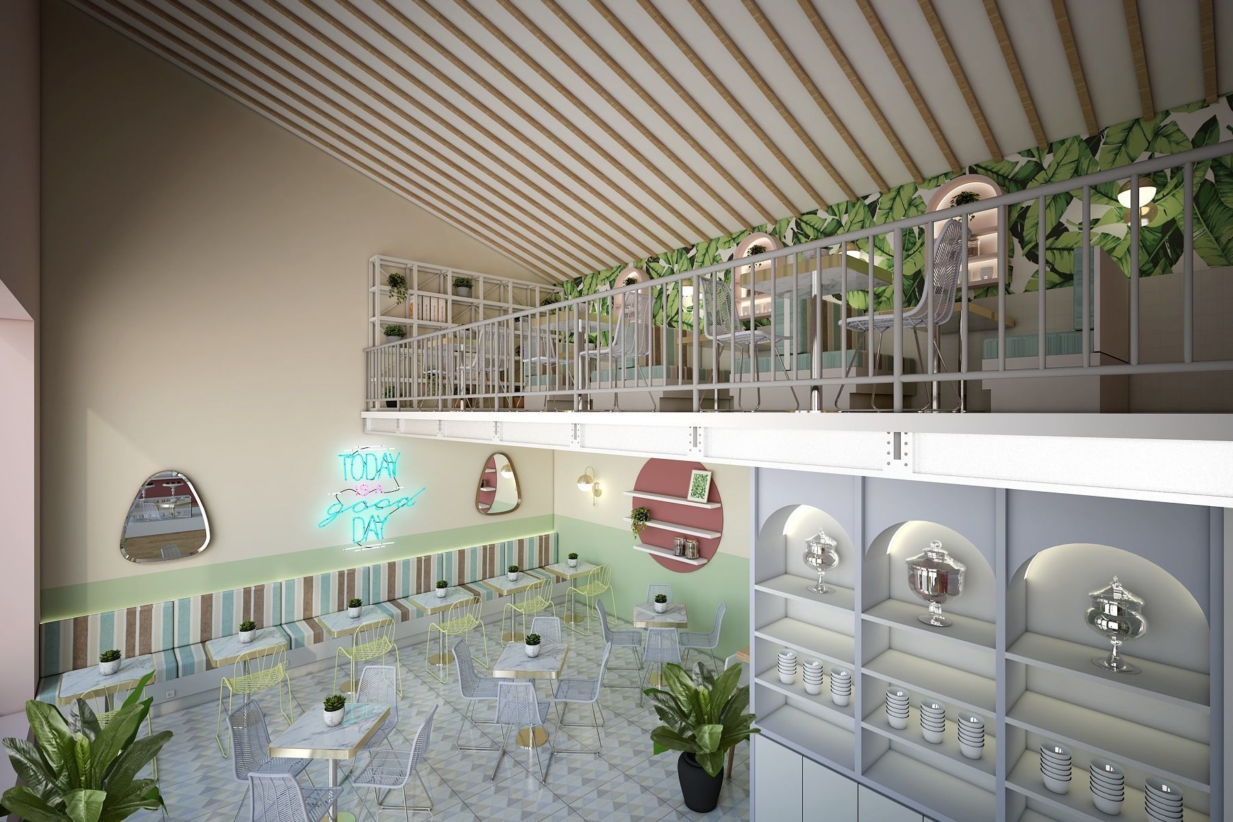 Cafe Cake 3D model_5