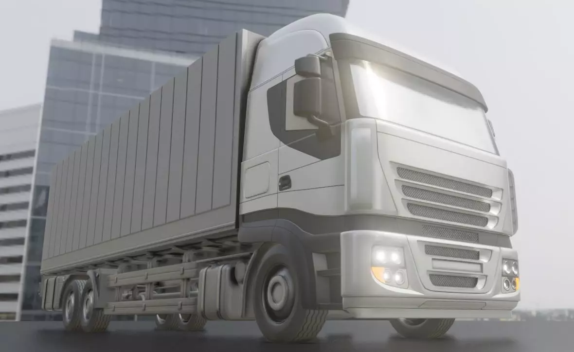 Truck 2 High-Poly Version 3D model