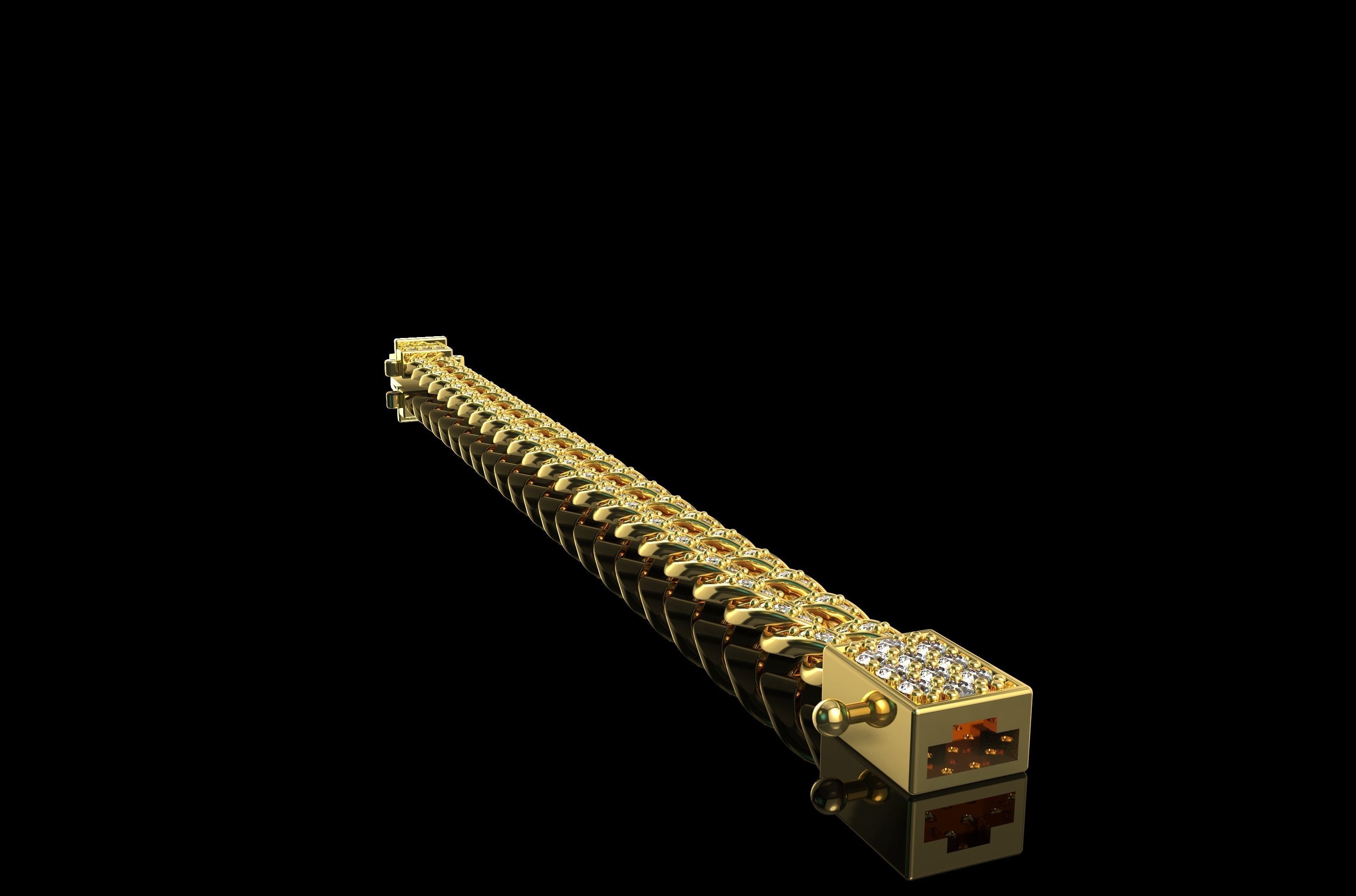 Gold N623 3D print model_3