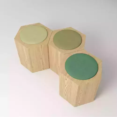 Wood Stool