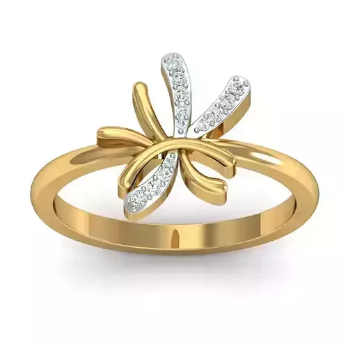 Wave Fashion Style Ring 3D print model