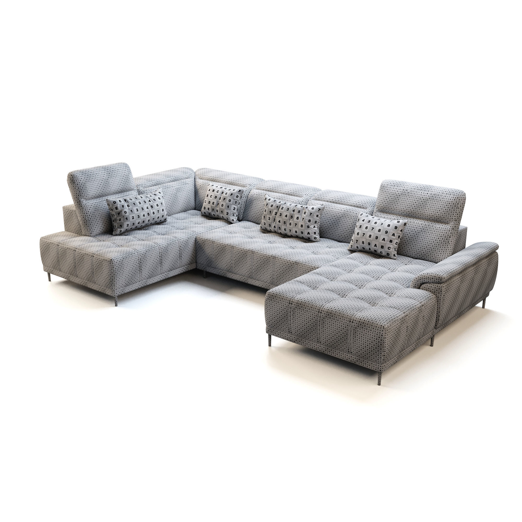 Wersal Calvaro XL Sofa 3D model_3