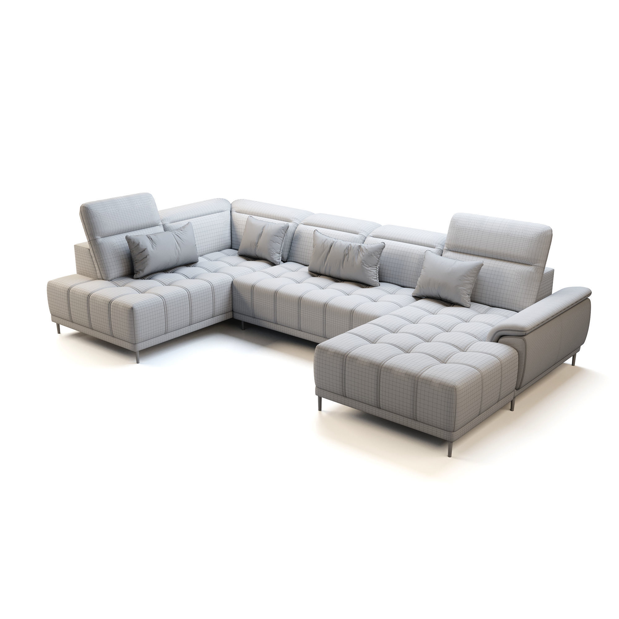 Wersal Calvaro XL Sofa 3D model_2