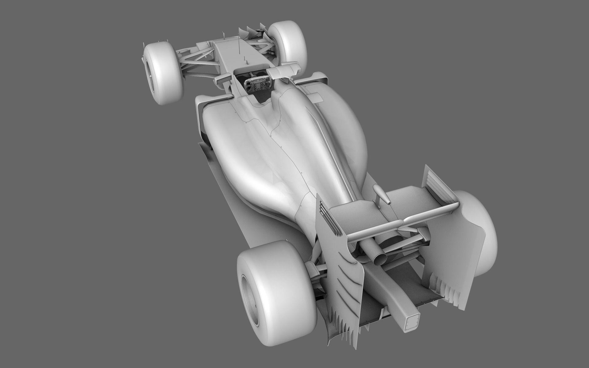 F1 Lotus Mercedes E23 Formula 2015 3D model_19