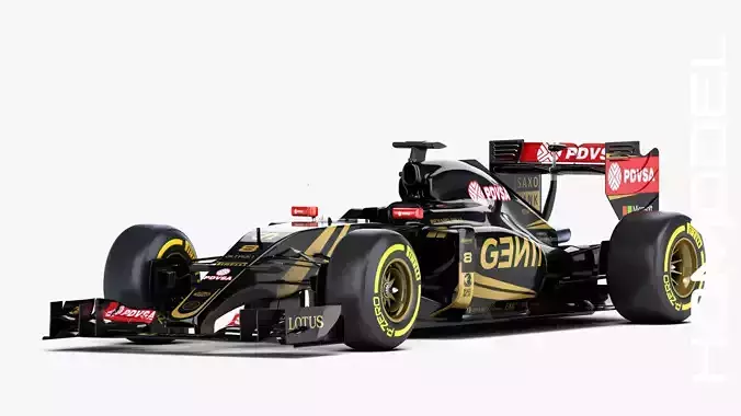 F1 Lotus Mercedes E23 Formula 2015 3D model