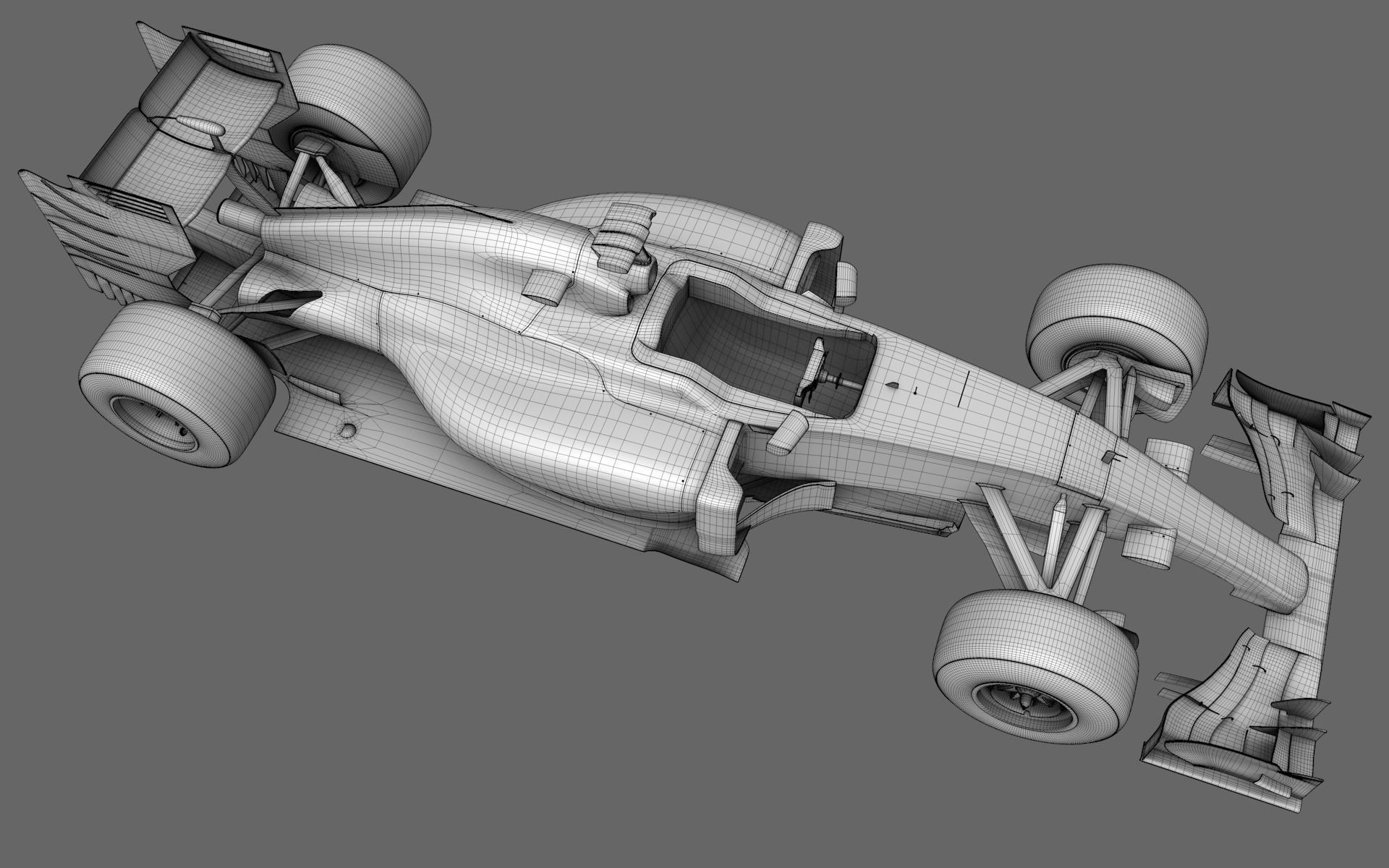 F1 Lotus Mercedes E23 Formula 2015 3D model_16