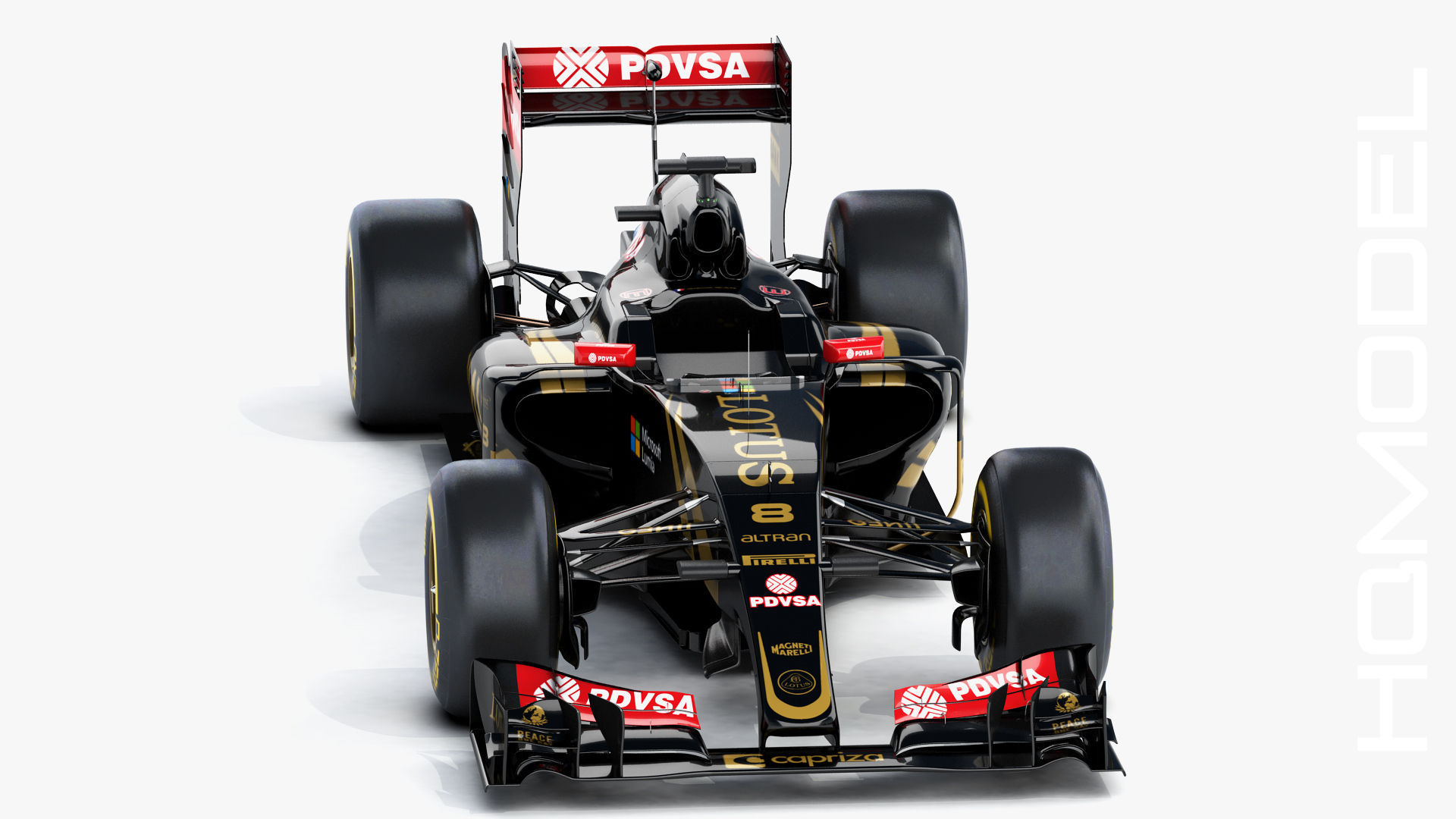 F1 Lotus Mercedes E23 Formula 2015 3D model_5
