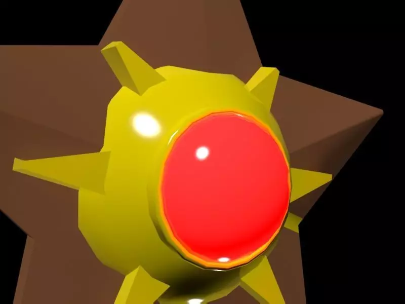 Pokemon Staryu Low-poly 3D model