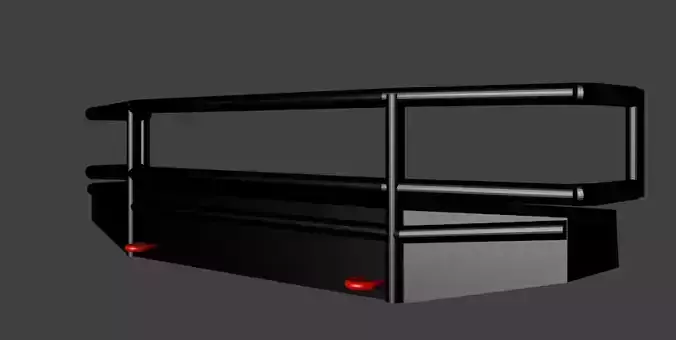 Fab Fours Black Steel Elite Bumper with Full Guard