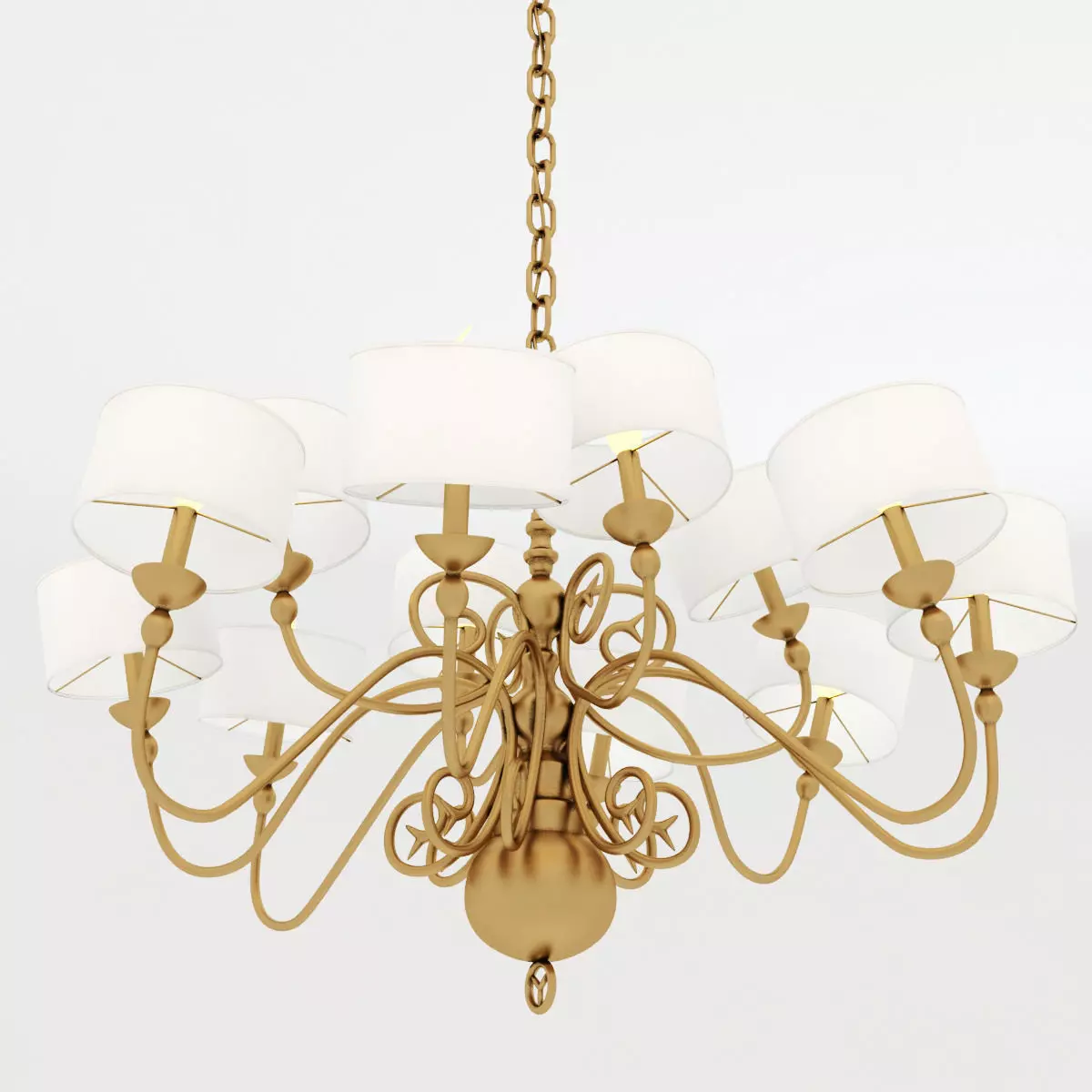 Pieter Adam Melting Amsterdam chandelier 3D model_0