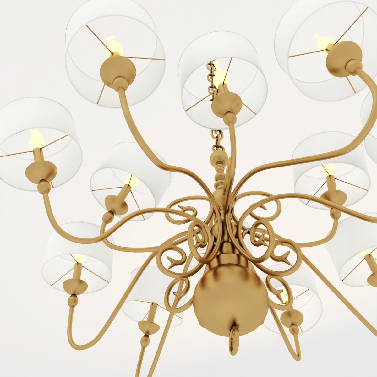 Pieter Adam Melting Amsterdam chandelier 3D model_2