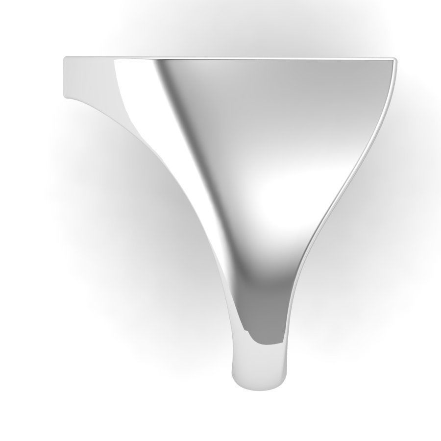 Signet rings set HERALDIC SHIELD top 3D print model_6