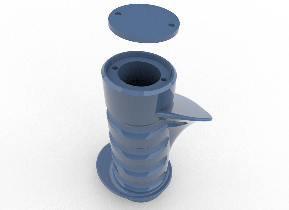 Stick grip pro aircraft 3D print model_1