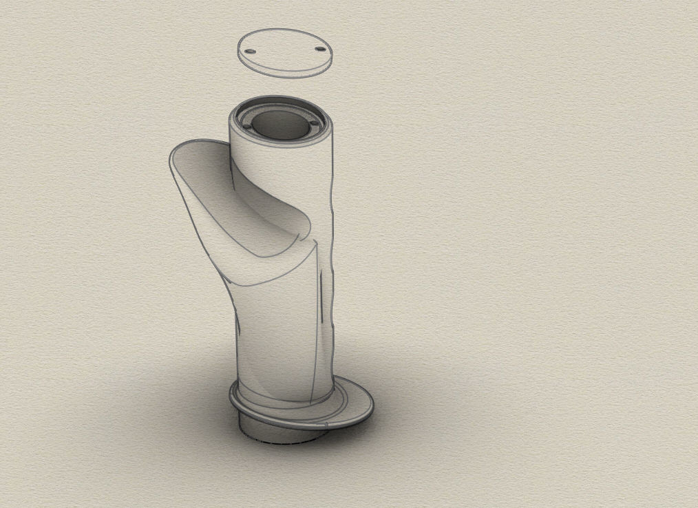 Stick grip pro aircraft 3D print model_2