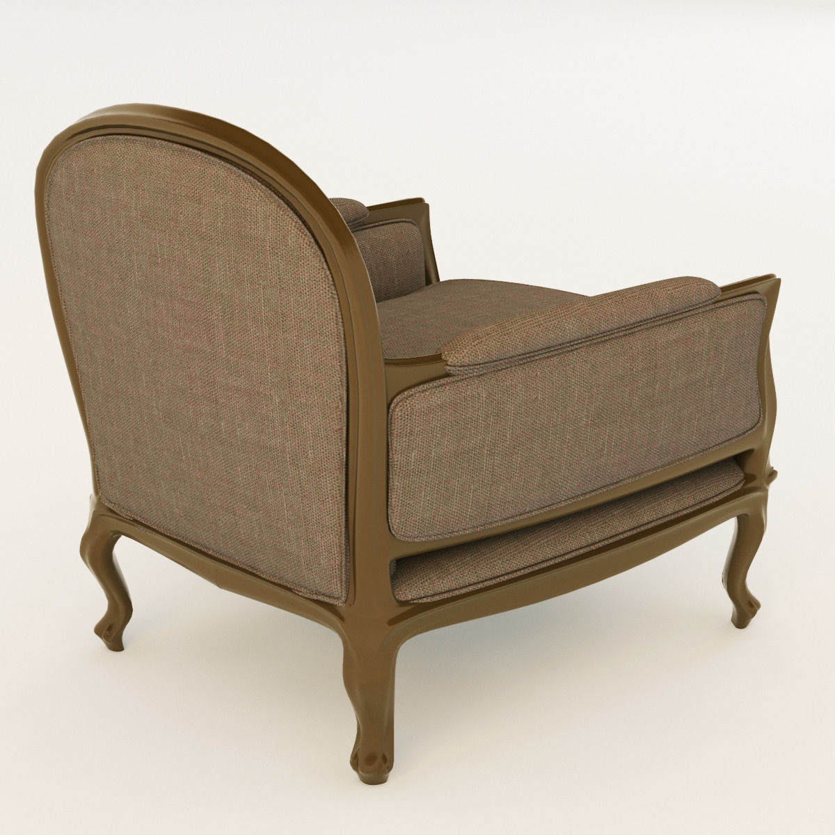 classical armchair 3D model_1
