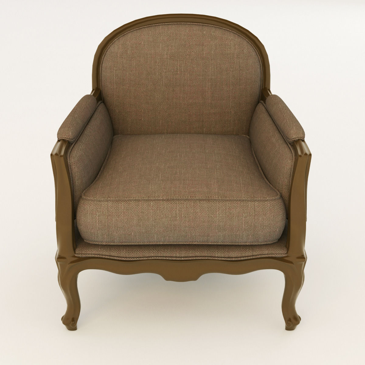 classical armchair 3D model_5