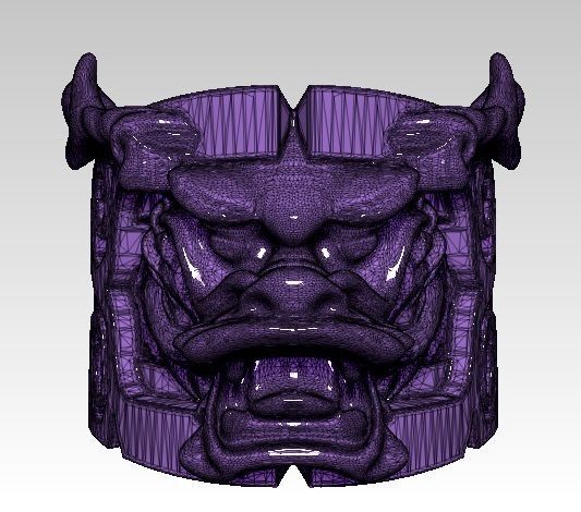 Dragon Ring 3D print model_4