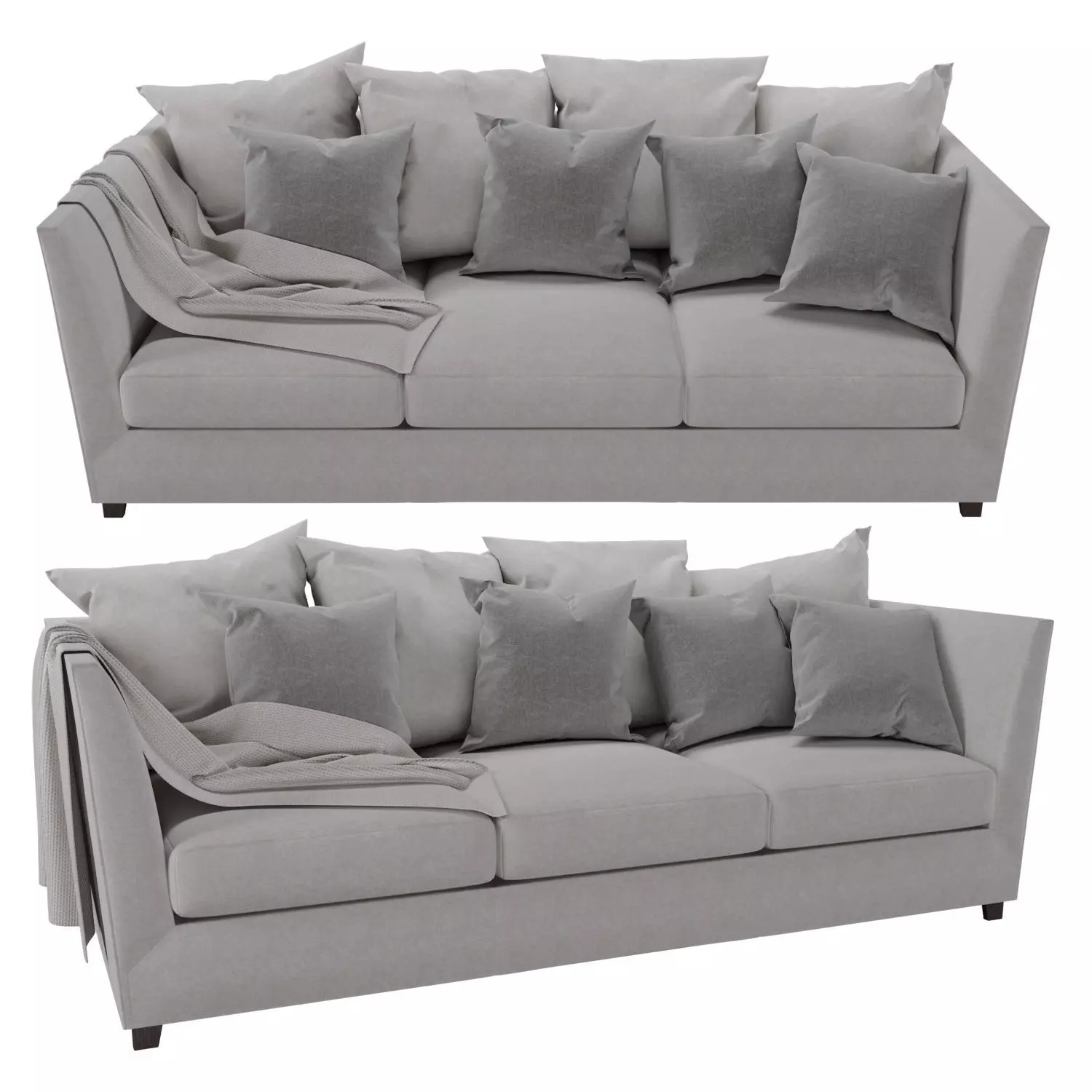 Victor Large Sofa 3D model