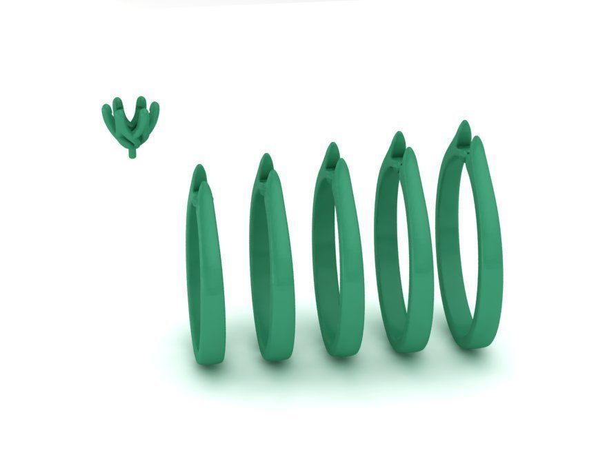 Own design Classic Solitaire ring Printable 3dmodel 3D print model_19