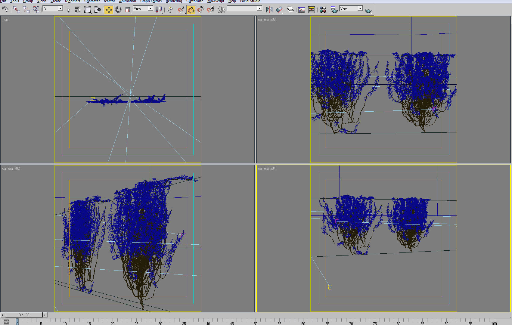 Ivy on the wall 05 3D model_5