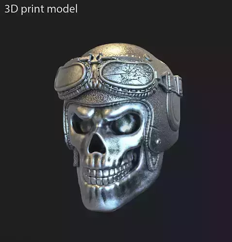 skull pendant jewelry Biker helmet vol3 