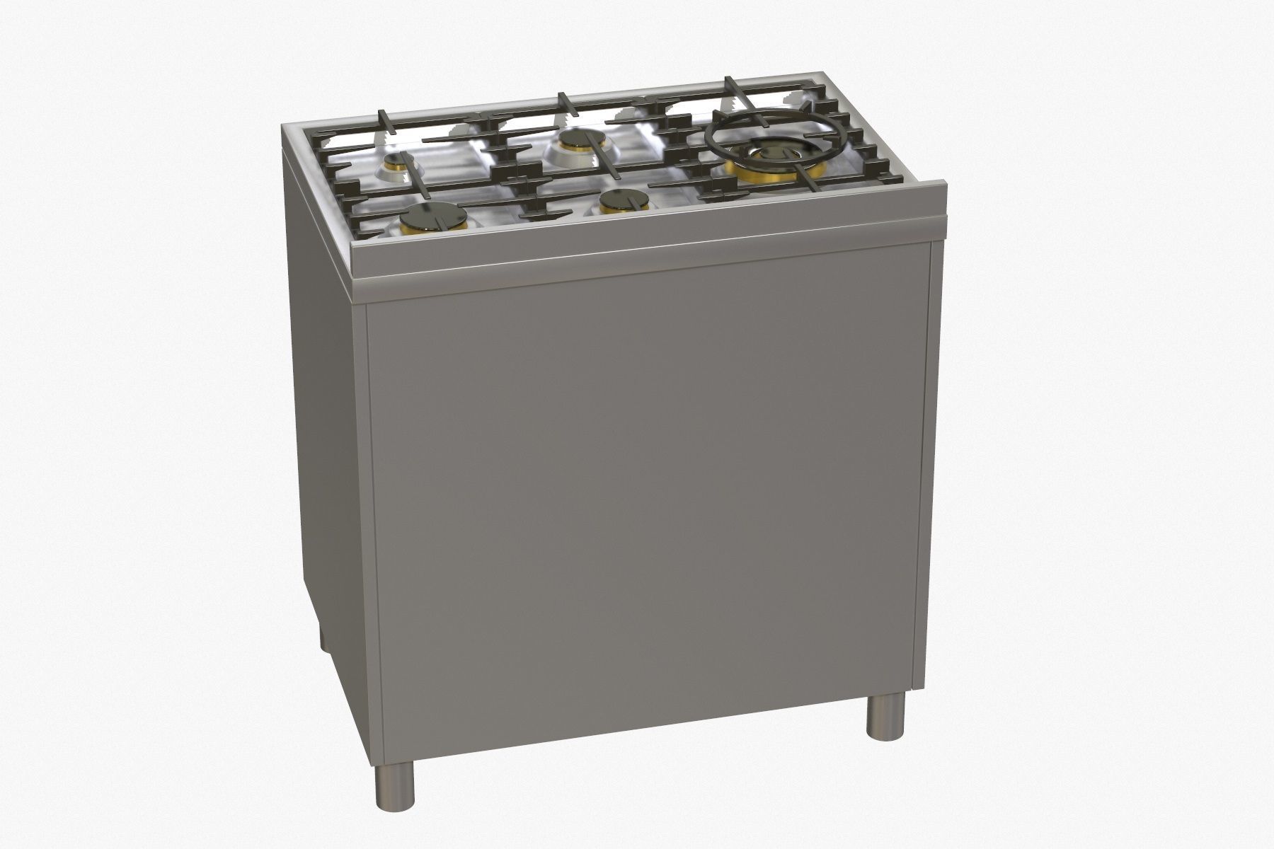 Electric Oven Low-poly 3D model_5