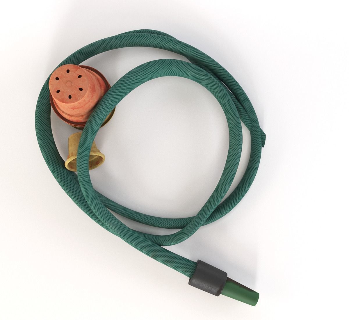 Garden Hose Low-poly 3D model_2