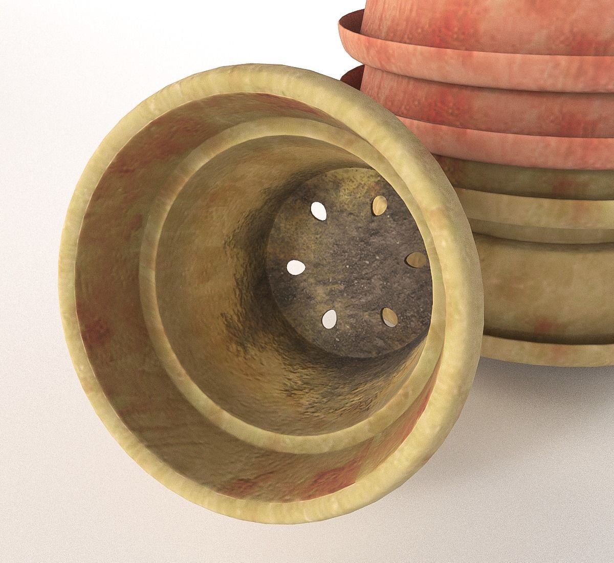 Garden Hose Low-poly 3D model_4