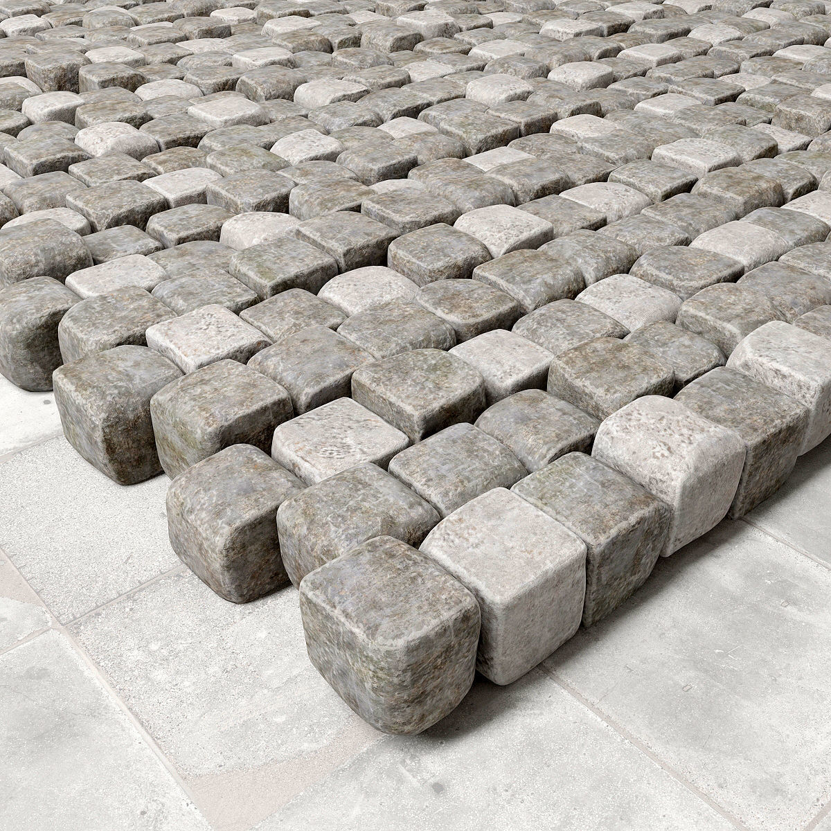 Paving old 3D model_3