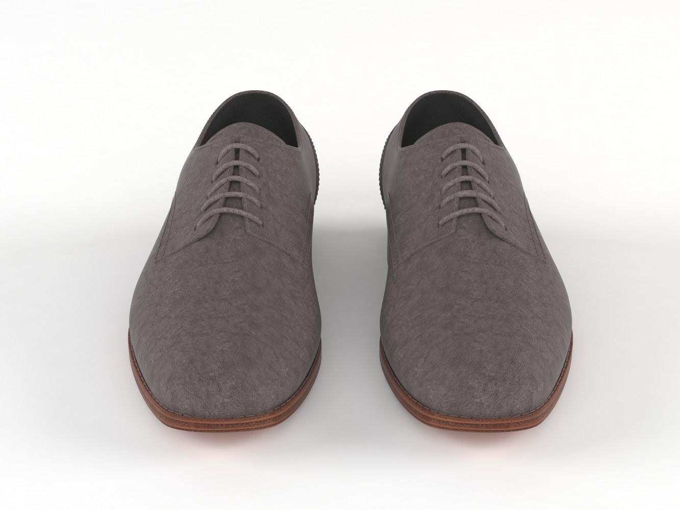 Men Leather Casual Shoes 3D model_5
