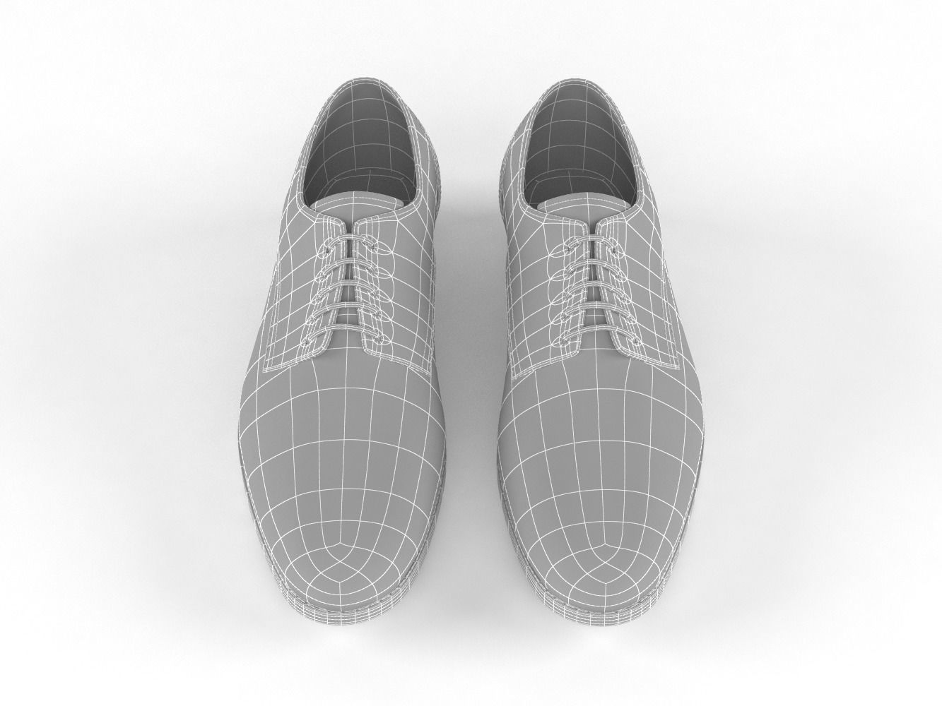 Men Leather Casual Shoes 3D model_10