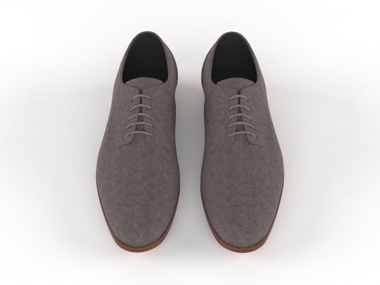 Men Leather Casual Shoes 3D model_3