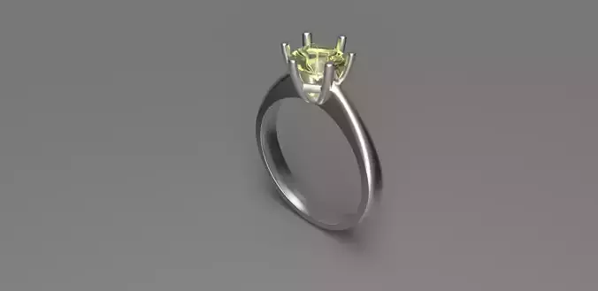 1ct Simple  Engagement Ring