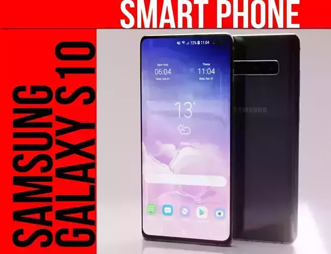 smart phone cell smartphone Low-poly 3D model