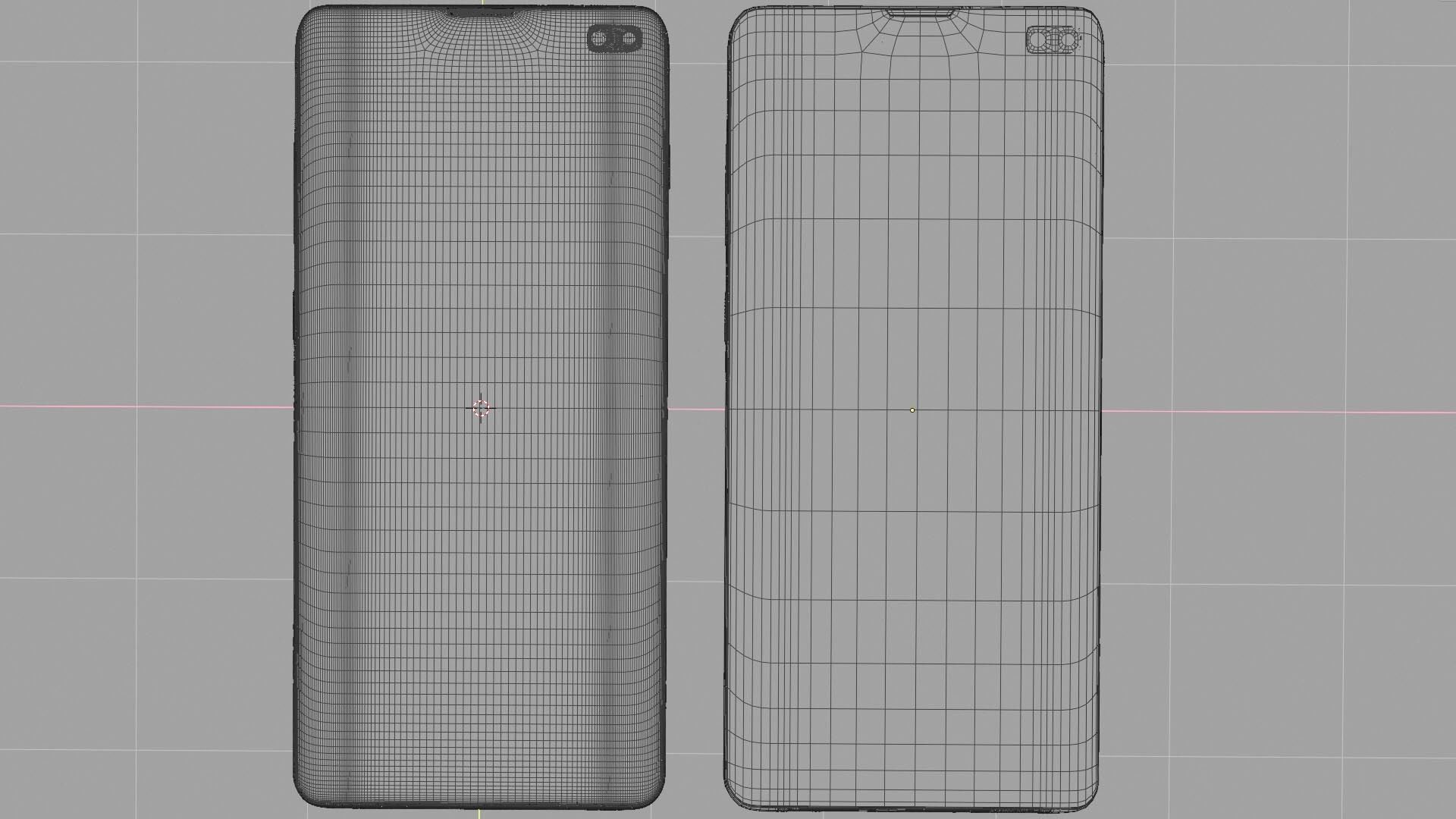 smart phone cell smartphone Low-poly 3D model_3