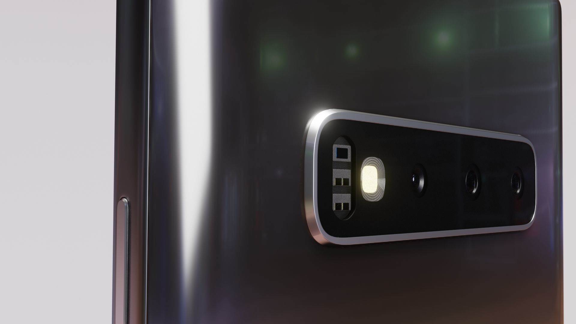 smart phone cell smartphone Low-poly 3D model_7