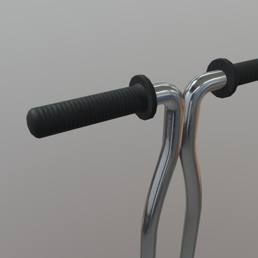Pogo Stick Low-poly 3D model_4