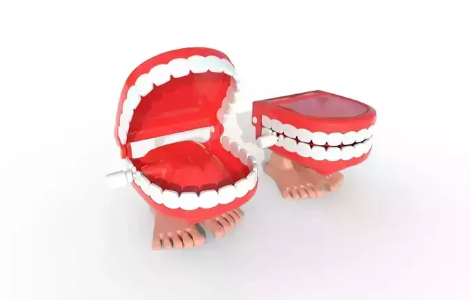 Teeth   Low-poly 3D model