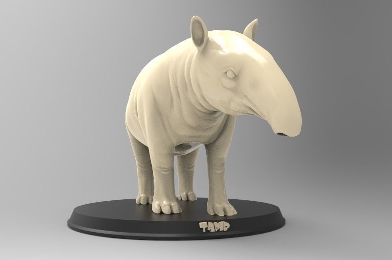 Tapir Printable 3D print model_3