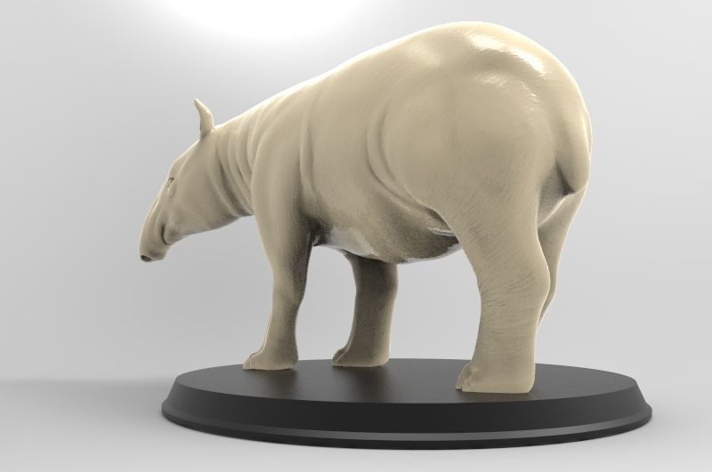 Tapir Printable 3D print model_2