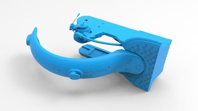 Xiaomi m365 electric scooter rear wheel mounting scan  3D print model