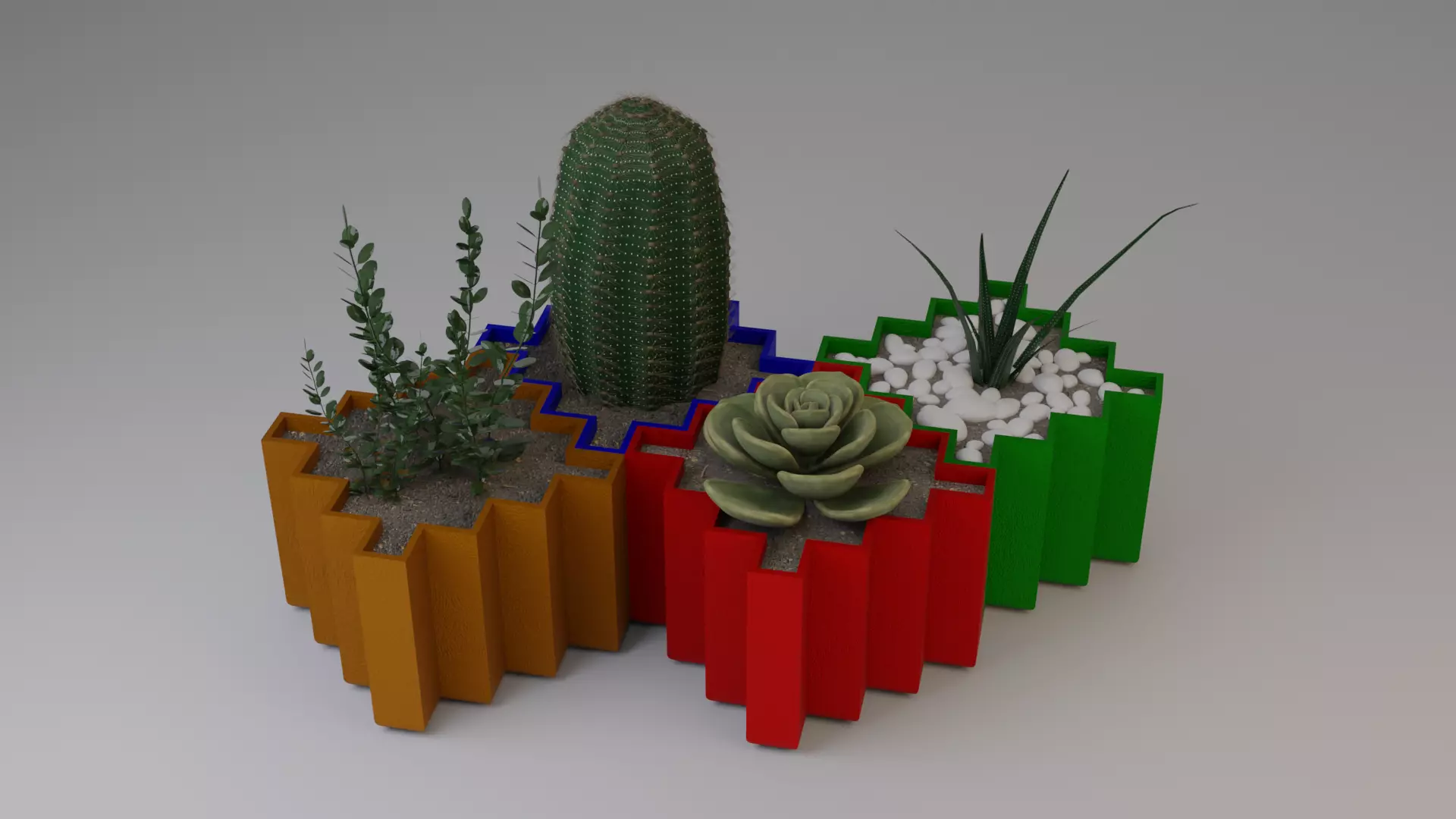 Geometric Planter 12 3D print model